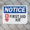 Signmission First Aid Kit, 10 in W x Rectangle, Aluminum OS-2PACK-NS-A-710-L-12749 - alternate 5